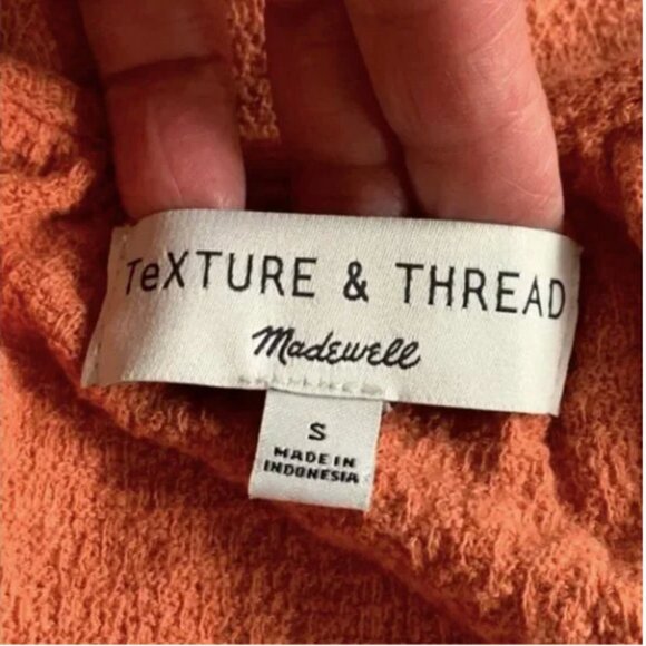 Madewell Texture & Thread Tiered-Sleeve Top Size Small - Picture 9 of 11